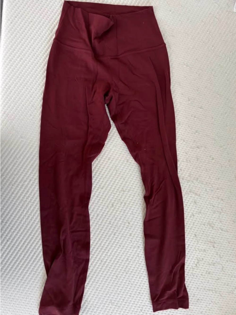 lululemon athletica Maroon/Burgundy Leggings